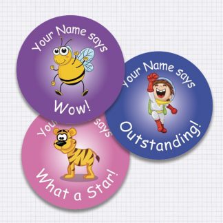 Round Personalised stickers
