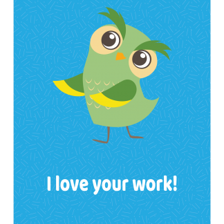 Owl-Poster-I-love-your-work