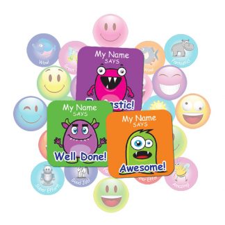 Cute Monster Square Sticker Gift Pack