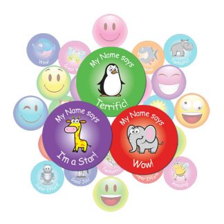 Cute Zoo Round Sticker Gift Pack