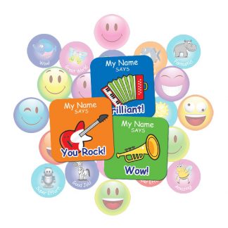 Music Square Sticker Gift Pack