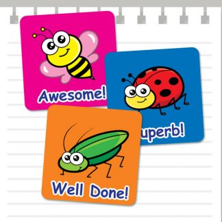 Cute Insect Theme stickers from Teacher Stickers