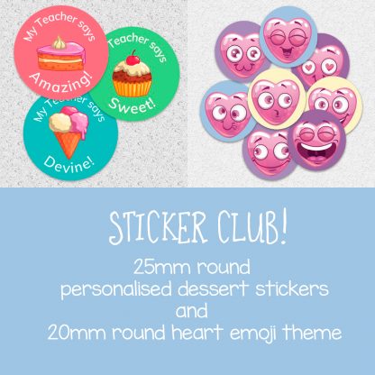 Sticker Club October and November