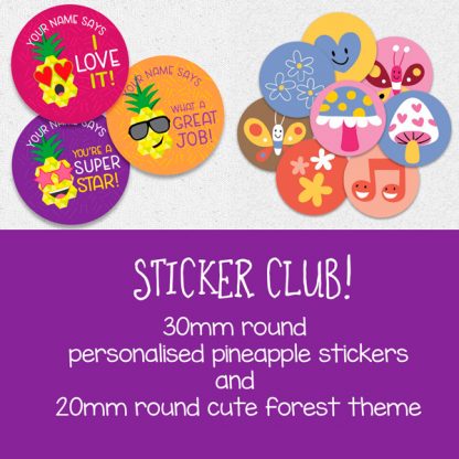 Sticker Club August September 2019