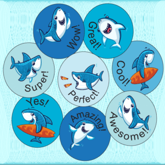 shark stickers