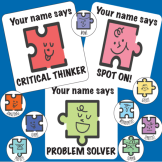 Special Gift Pack Growth Mindset Cute Puzzle Theme