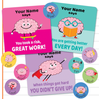 Special Gift Pack Growth Mindset Cute Brains Theme